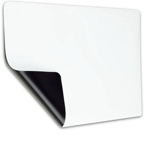 whiteboard with magnetic backing.